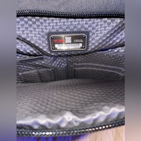 Tumi Alpha Bravo Nellis Backpack - Blue In Navy/ Anthracite - Picture 9 of 9